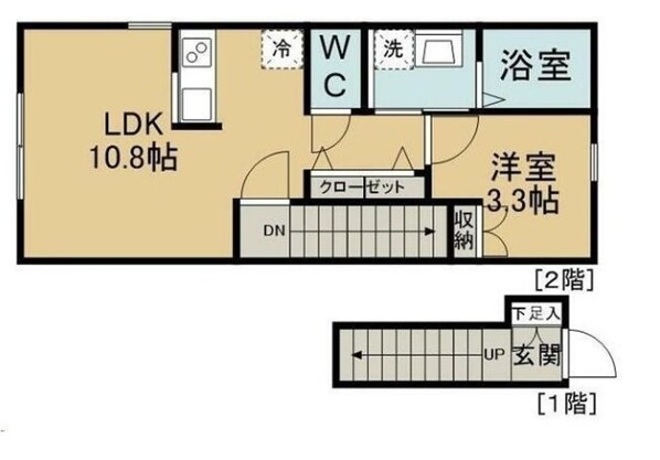 シャルム旭ケ丘イーストの物件間取画像